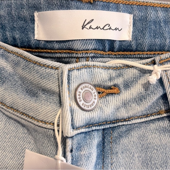 KANCAN Ankle Skinny Distressed Frayed Hem Denim Jeans - Picture 8 of 13